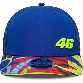 Cap zaoblená blue snapback 9SEVENTY Stretch Snap Lifestyle Valentino Rossi VR46 MotoGP New Era