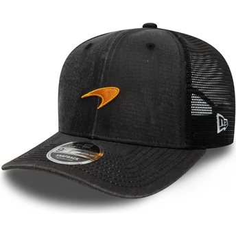 Καπέλο trucker μαύρο snapback 9FIFTY Washed της McLaren Racing Formula 1 από τη New Era