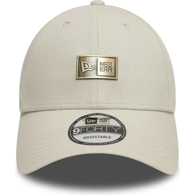 cap-zaoblena-beige-adjustable-strap-9forty-new-era cap-zaoblena-beige-adjustable-strap-9forty-new-era