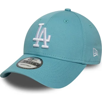 Verstellbare 9FORTY League Essential Kappe in Hellblau der Los Angeles Dodgers MLB von New Era