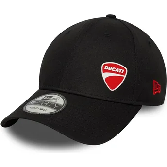 Schwarze, verstellbare 9FORTY Flawless Kappe von Ducati Motor MotoGP von New Era