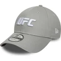 siltovka-zaoblena-siva-snapback-9forty-core-ufc-ultimate-fighting-championship-new-era