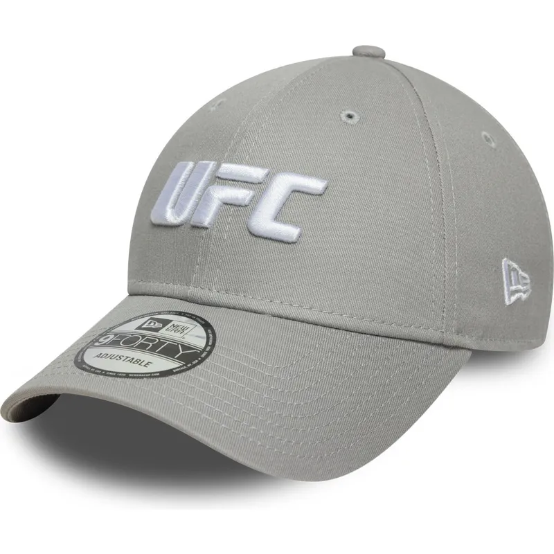 siltovka-zaoblena-siva-snapback-9forty-core-ufc-ultimate-fighting-championship-new-era