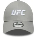 siltovka-zaoblena-siva-snapback-9forty-core-ufc-ultimate-fighting-championship-new-era