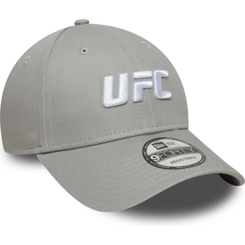 siltovka-zaoblena-siva-snapback-9forty-core-ufc-ultimate-fighting-championship-new-era