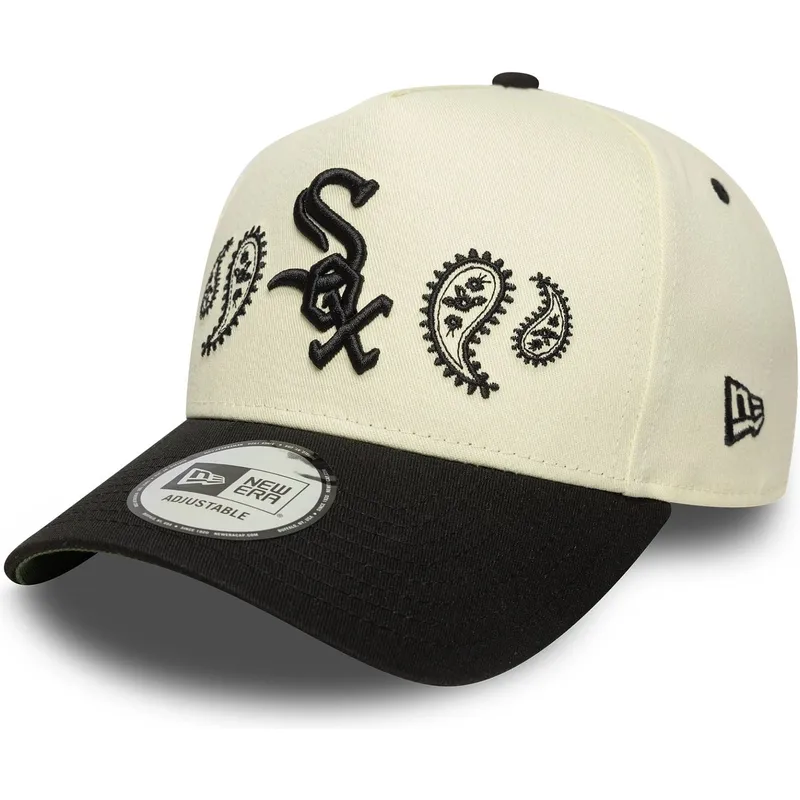 siltovka-zaoblena-bezova-snapback-a-frame-paisley-chicago-white-sox-mlb-new-era siltovka-zaoblena-bezova-snapback-a-frame-paisley-chicago-white-sox-mlb-new-era