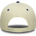 beige-und-blaue-gebogene-snapback-kappe-a-frame-paisley-der-los-angeles-dodgers-mlb-von-new-era