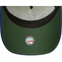 beige-und-blaue-gebogene-snapback-kappe-a-frame-paisley-der-los-angeles-dodgers-mlb-von-new-era