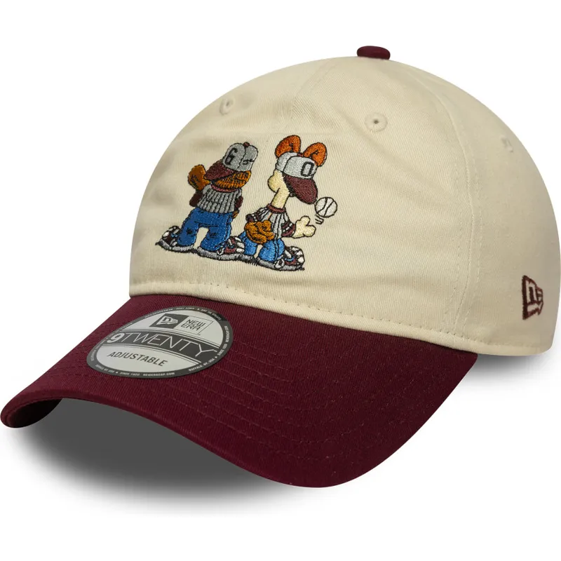siltovka-zaoblena-bezova-nastavitelny-9twenty-garfield-y-odie-new-era