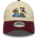 siltovka-zaoblena-bezova-nastavitelny-9twenty-garfield-y-odie-new-era