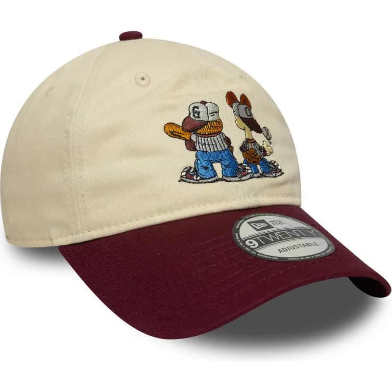 siltovka-zaoblena-bezova-nastavitelny-9twenty-garfield-y-odie-new-era