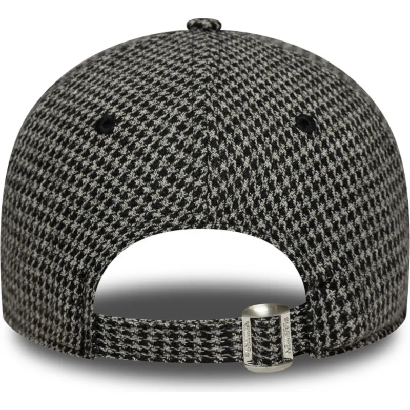 siltovka-zaoblena-cierna-nastavitelny-9twenty-houndstooth-new-york-yankees-mlb-new-era