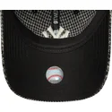 siltovka-zaoblena-cierna-nastavitelny-9twenty-houndstooth-new-york-yankees-mlb-new-era