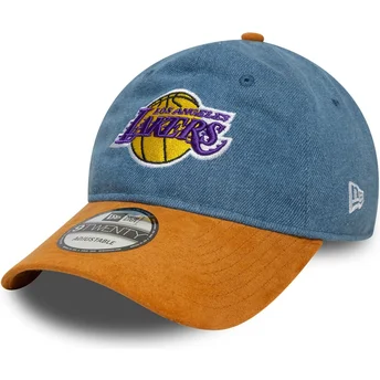 Cap zaoblená multicolor adjustable strap 9TWENTY Denim Midi Los Angeles Lakers NBA New Era