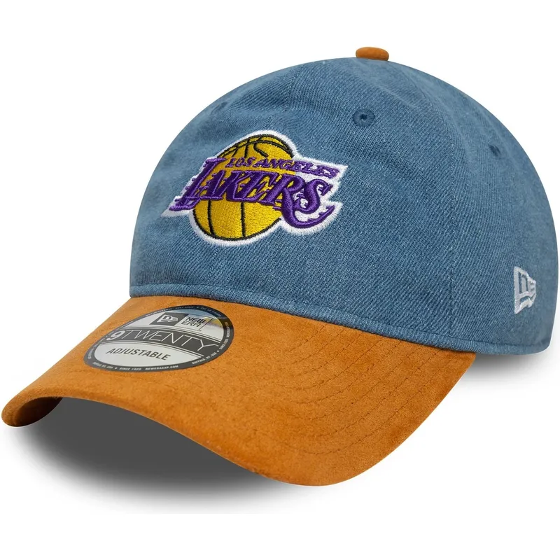 cap-zaoblena-multicolor-adjustable-strap-9twenty-denim-midi-los-angeles-lakers-nba-new-era