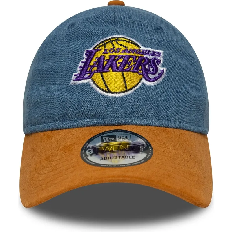 siltovka-zaoblena-viacfarebna-nastavitelny-9twenty-denim-midi-los-angeles-lakers-nba-new-era