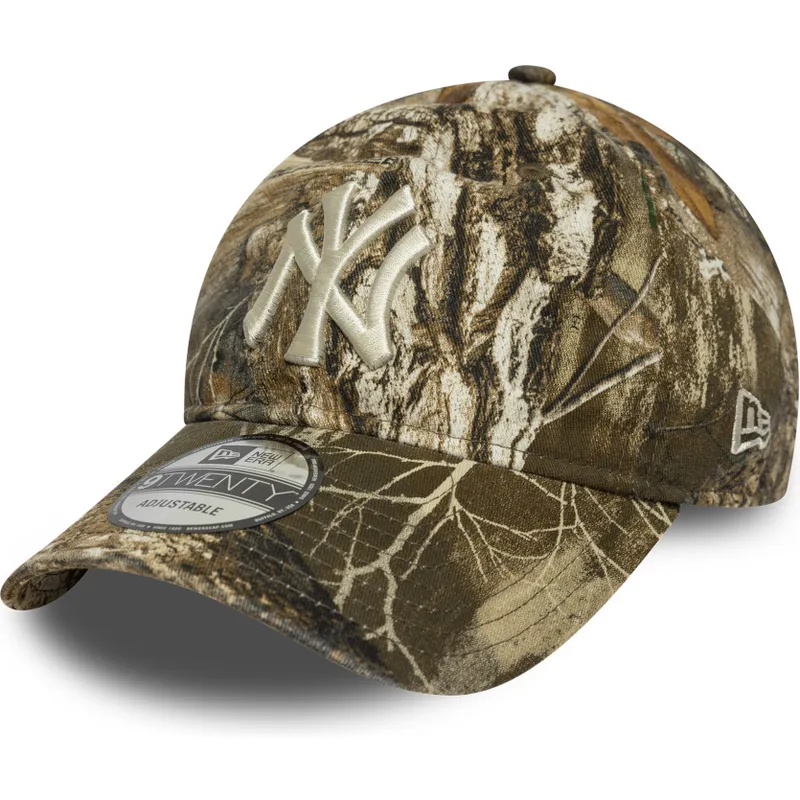 gebogene-kappe-camouflage-verstellbar-9twenty-realtree-new-york-yankees-mlb-von-new-era