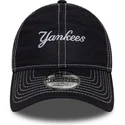 siltovky-zaoblena-tmavomodra-nastavitelny-pasik-9twenty-contrast-stitch-new-york-yankees-mlb-new-era