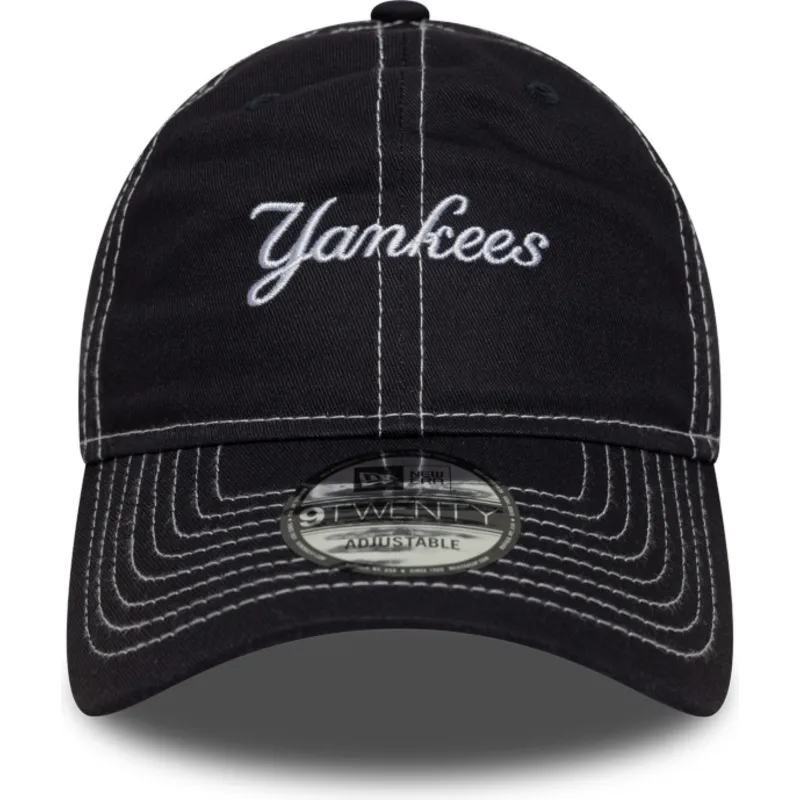 siltovky-zaoblena-tmavomodra-nastavitelny-pasik-9twenty-contrast-stitch-new-york-yankees-mlb-new-era