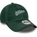cap-zaoblena-green-adjustable-strap-9twenty-contrast-stitch-oakland-athletics-mlb-new-era
