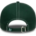 siltovka-zaoblena-zelena-nastavitelny-9twenty-contrast-stitch-oakland-athletics-mlb-new-era