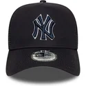 siltovka-zaoblena-tmavomodra-snapback-a-frame-outline-new-york-yankees-mlb-new-era
