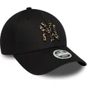 siltovka-zaoblena-cierna-nastavitelny-9forty-leopard-infill-new-york-yankees-mlb-new-era
