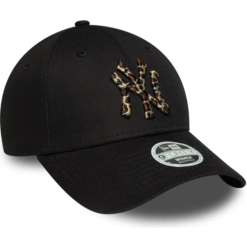 siltovka-zaoblena-cierna-nastavitelny-9forty-leopard-infill-new-york-yankees-mlb-new-era