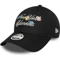 siltovka-zaoblena-cierna-nastavitelny-9forty-floral-script-new-york-yankees-mlb-new-era