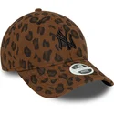 siltovka-zaoblena-leopardi-nastavitelny-9forty-leopard-cord-new-york-yankees-mlb-new-era