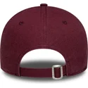 new-era-9twenty-phrase-spicy-verstellbare-damenkappe-in-bordeaux-mit-gebogenem-schirm