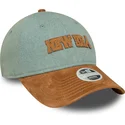 9twenty-western-pin-verstellbare-damenkappe-in-blau-und-braun-von-new-era