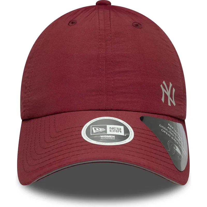 cap-zaoblena-red-adjustable-strap-granate-open-back-flawless-new-york-yankees-mlb-new-era