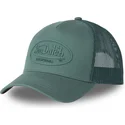 siltovka-zaoblena-zelena-snapback-log15-von-dutch