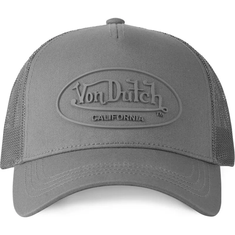 siltovka-zaoblena-siva-snapback-log16-von-dutch