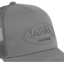 siltovka-zaoblena-siva-snapback-log16-von-dutch