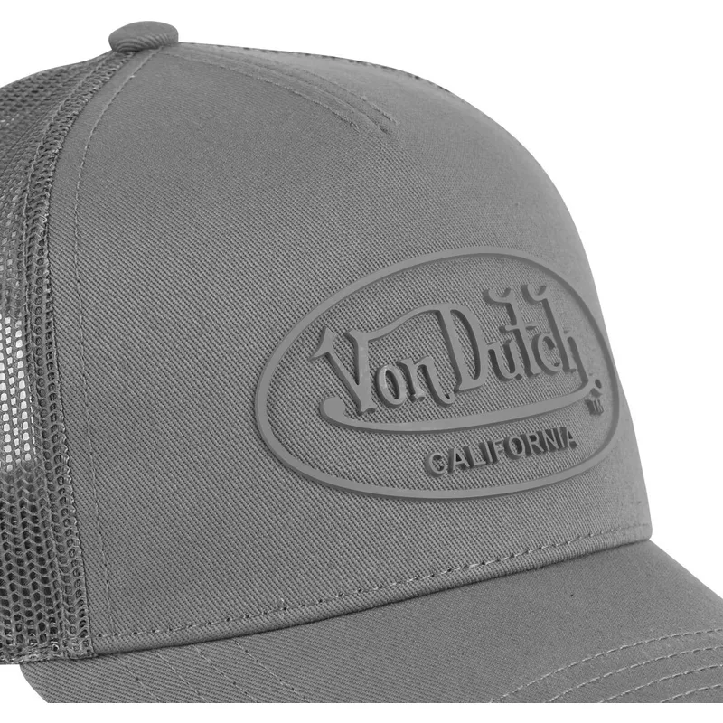 siltovka-zaoblena-siva-snapback-log16-von-dutch