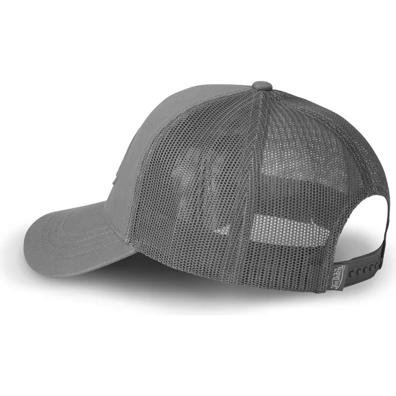 siltovka-zaoblena-siva-snapback-log16-von-dutch