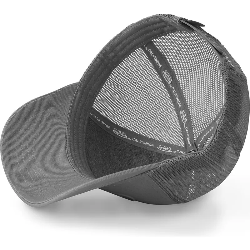 siltovka-zaoblena-siva-snapback-log16-von-dutch