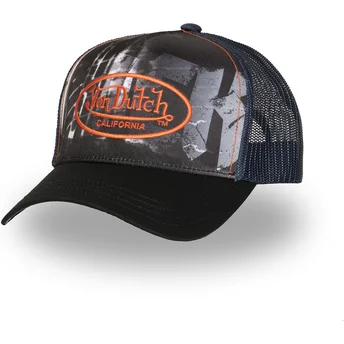 Šiltovka zaoblená čierna snapback SUBL08 Von Dutch