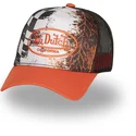 cap-zaoblena-orange-snapback-von-dutch