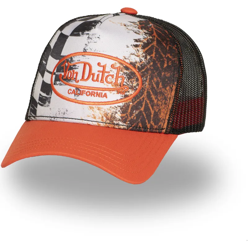 cap-zaoblena-orange-snapback-von-dutch