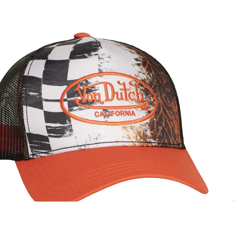 cap-zaoblena-orange-snapback-von-dutch