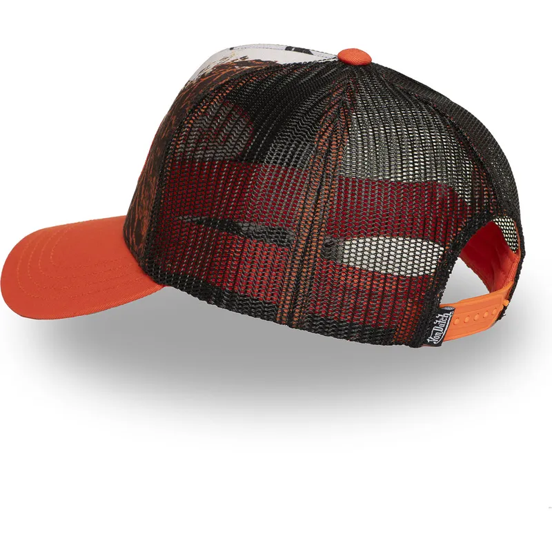 cap-zaoblena-orange-snapback-von-dutch
