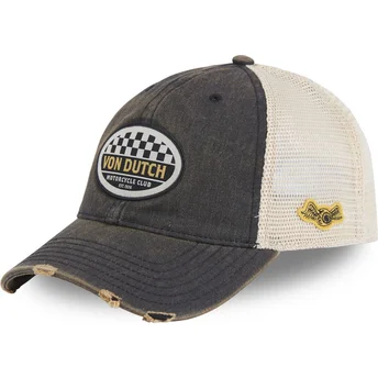Γκρι και λευκό trucker καπέλο MAC08 της Von Dutch