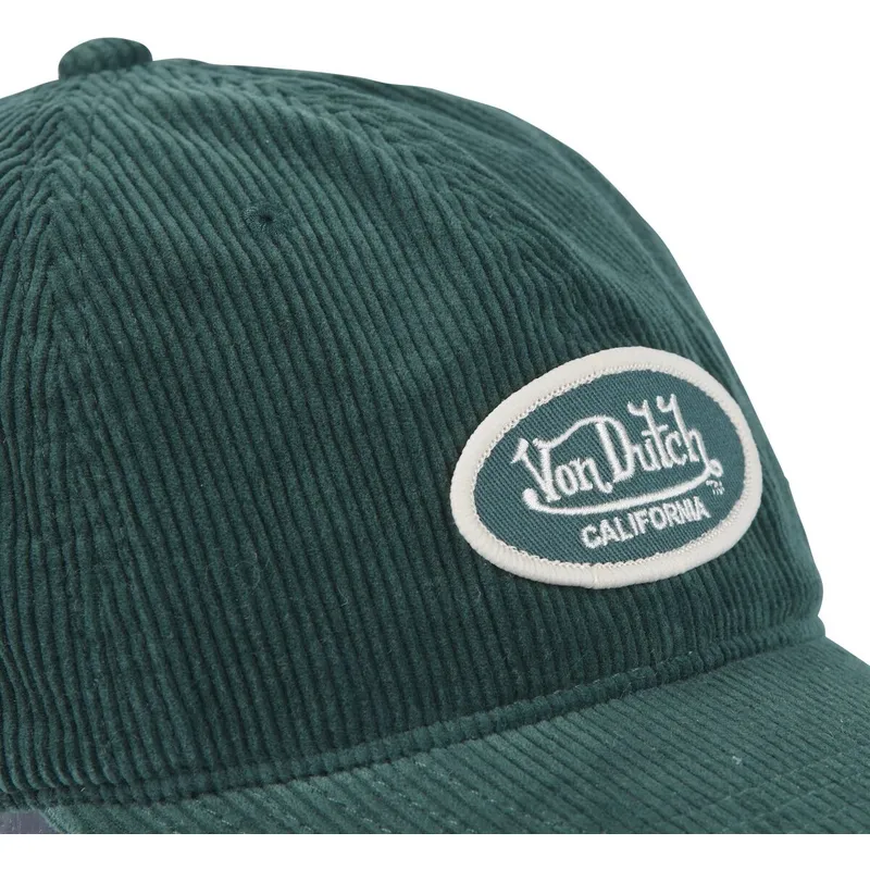 grune-verstellbare-curved-cap-log08-von-von-dutch
