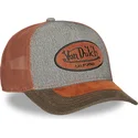 siltovka-zaoblena-hneda-snapback-01-von-dutch