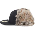 schwarze-enganliegende-59fifty-flatcap-winter-dog-ear-der-chicago-white-sox-mlb-von-new-era