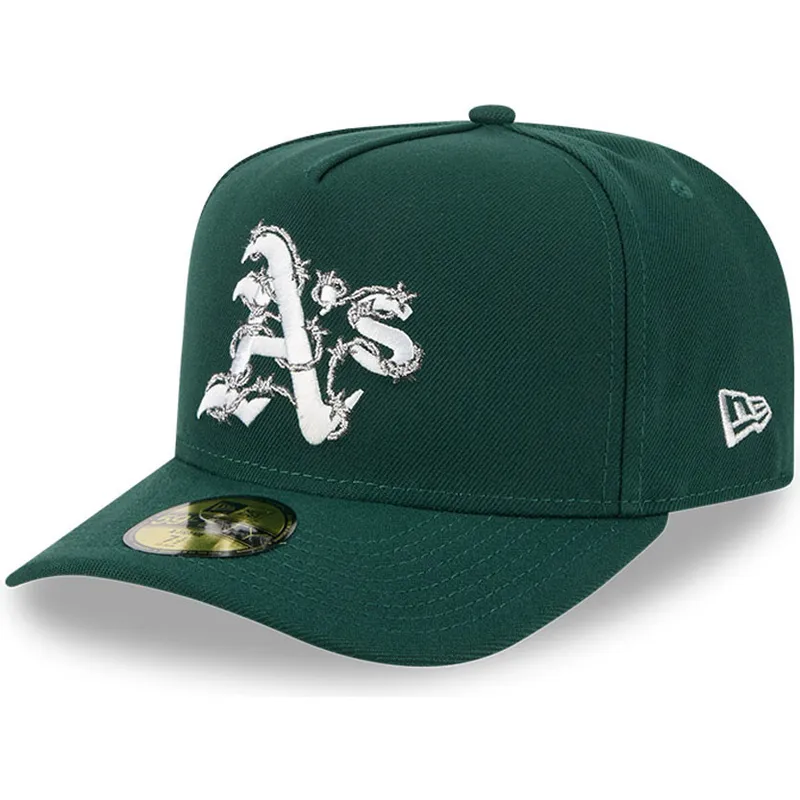 siltovka-zaoblena-zelena-upravena-59fifty-a-frame-wired-oakland-athletics-mlb-new-era