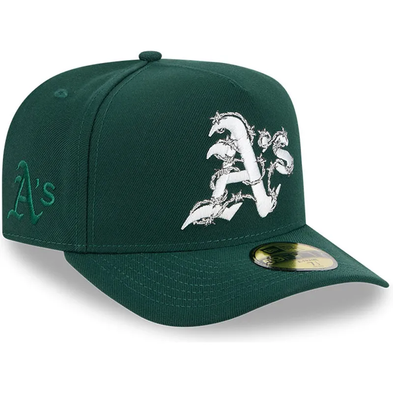siltovka-zaoblena-zelena-upravena-59fifty-a-frame-wired-oakland-athletics-mlb-new-era